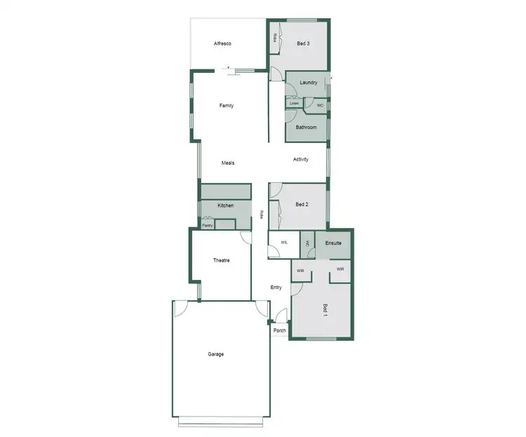 Floorplan of Homely house listing, 9 Valour Bend, Baldivis WA 6171