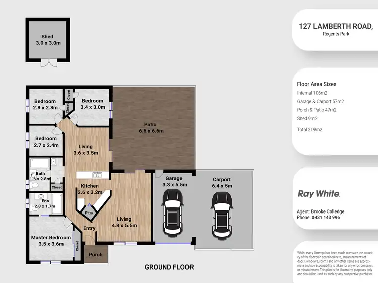 Floorplan of Homely house listing, 127 Lamberth Road, Regents Park QLD 4118