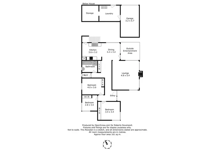 Floorplan of Homely house listing, 172 Steele Street, Devonport TAS 7310