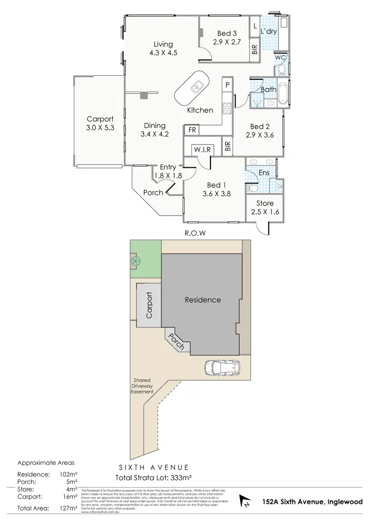 Floorplan of Homely house listing, 152A Sixth Avenue, Inglewood WA 6052