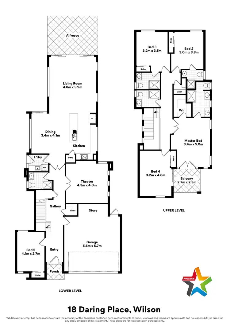 Floorplan of Homely house listing, 18 Daring Place, Wilson WA 6107