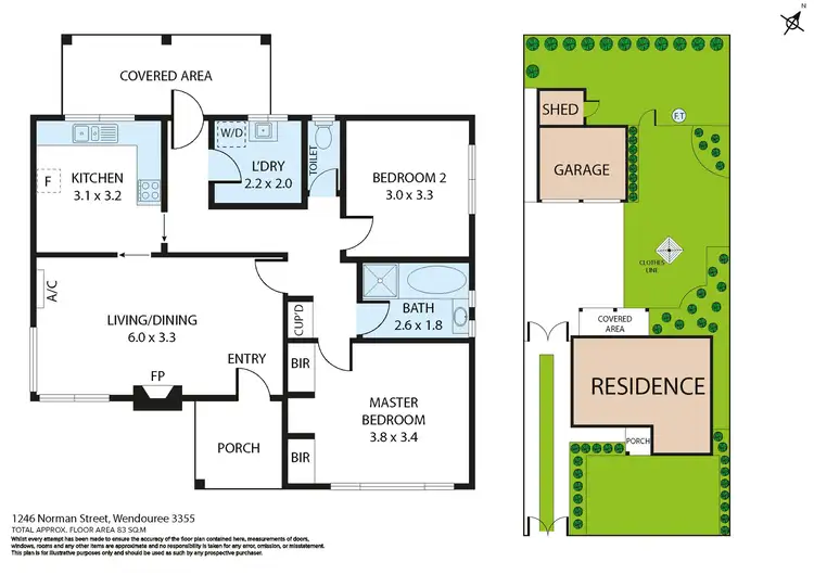 Floorplan of Homely house listing, 1246 Norman Street, Wendouree VIC 3355