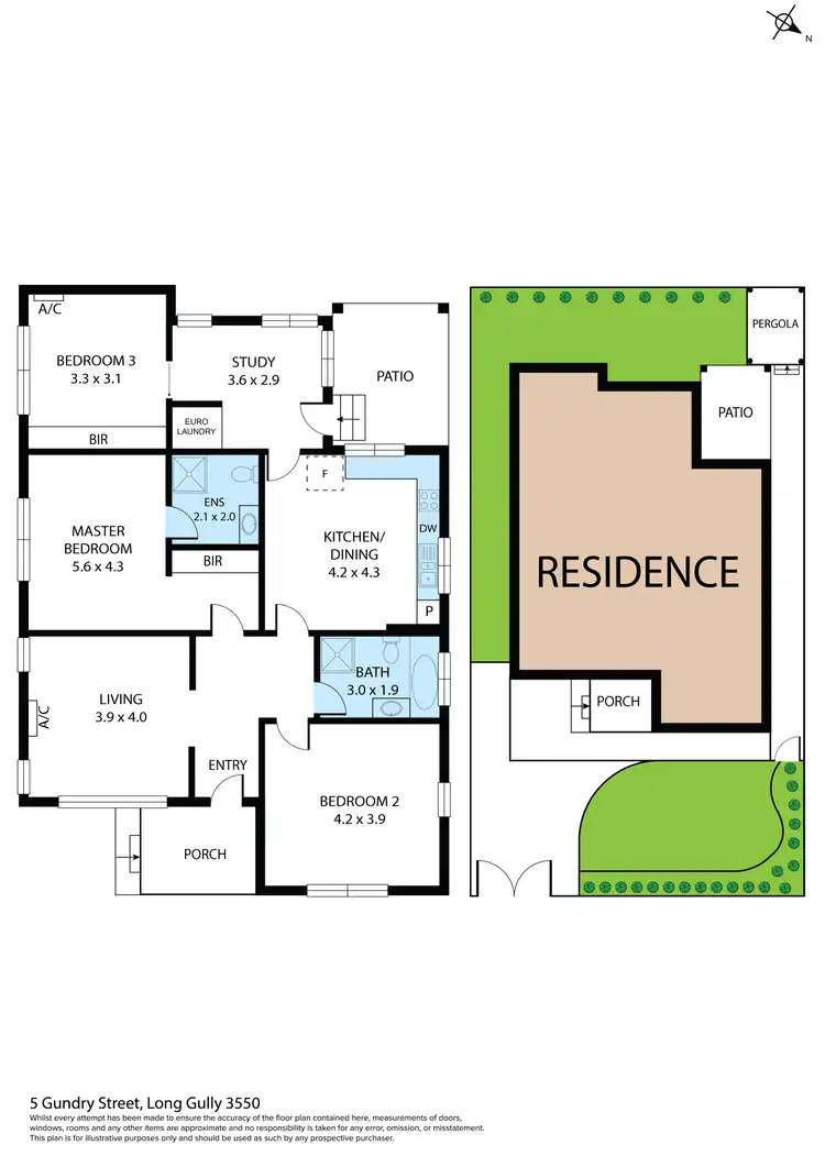 Floorplan of Homely house listing, 5 Gundry Street, Long Gully VIC 3550