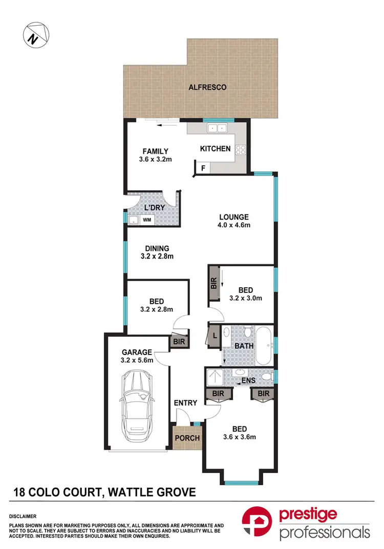 Floorplan of Homely house listing, 18 Colo Court, Wattle Grove NSW 2173