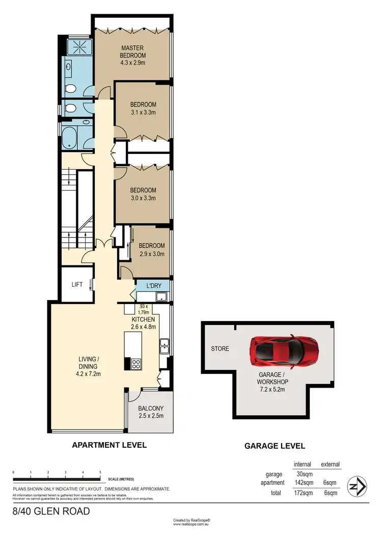 Floorplan of Homely apartment listing, 8/40 Glen Road, Toowong QLD 4066