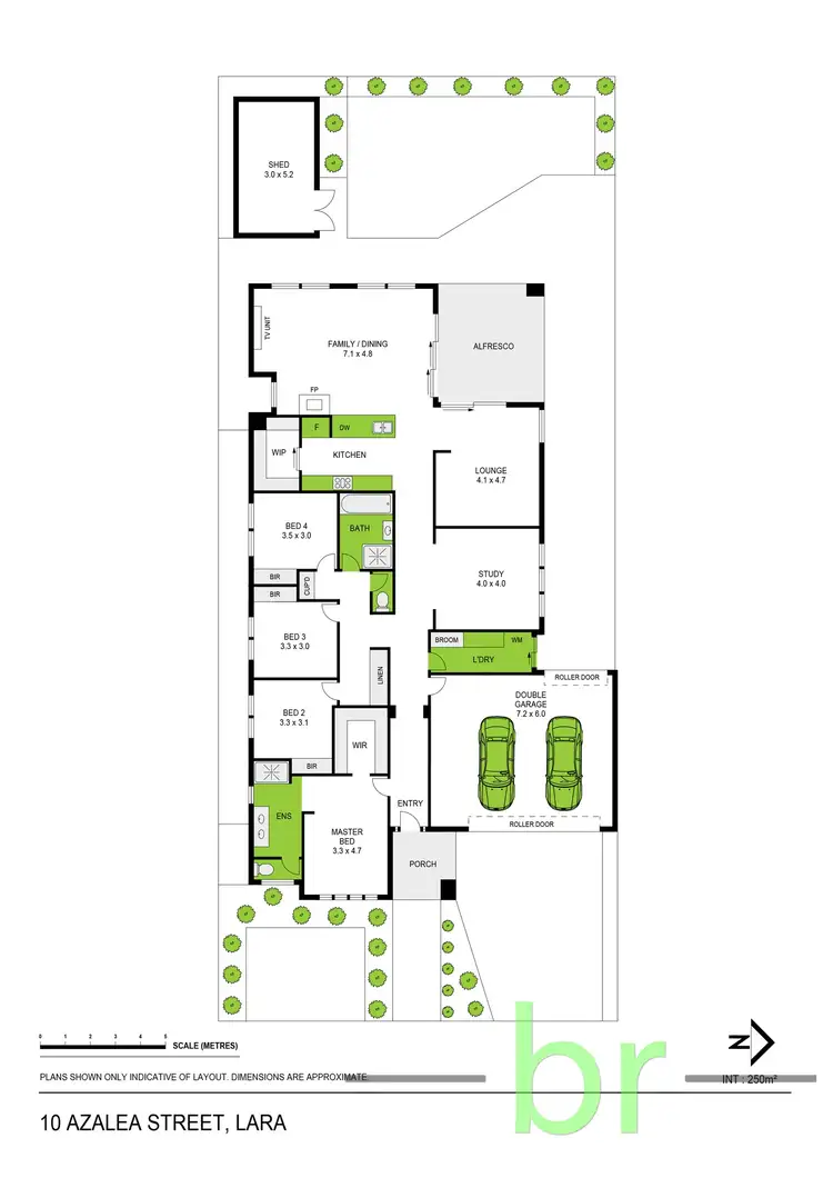 Floorplan of Homely house listing, 10 Azalea Street, Lara VIC 3212
