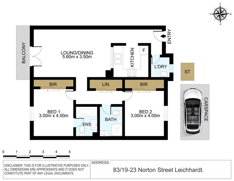 Floorplan of Homely apartment listing, 83/23 Norton Street, Leichhardt NSW 2040