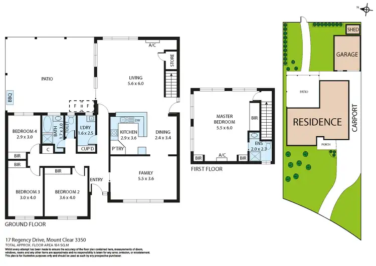 Floorplan of Homely house listing, 17 Regency Drive, Mount Clear VIC 3350