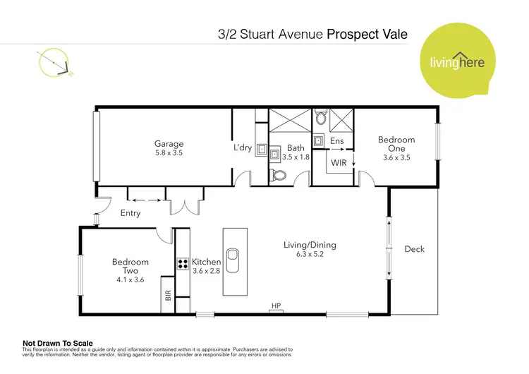 Floorplan of Homely house listing, 3/2 Stuart Avenue, Prospect Vale TAS 7250