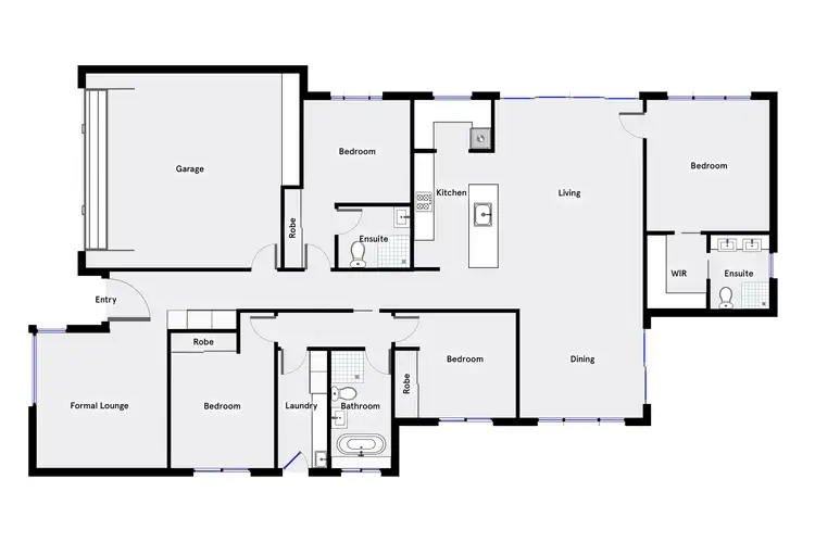 Floorplan of Homely house listing, 9 Baas Becking Street, Whitlam ACT 2611