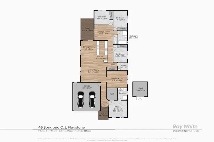 Floorplan of Homely house listing, 46 Songbird Circuit, Flagstone QLD 4280