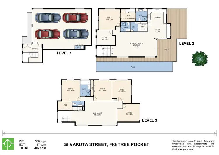 Floorplan of Homely house listing, 35 Vakuta Street, Fig Tree Pocket QLD 4069