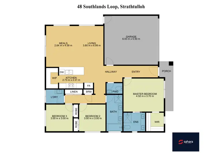 Floorplan of Homely house listing, 48 Southlands Loop, Strathtulloh VIC 3338