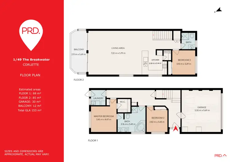 Floorplan of Homely house listing, 1/49 The Breakwater, Corlette NSW 2315