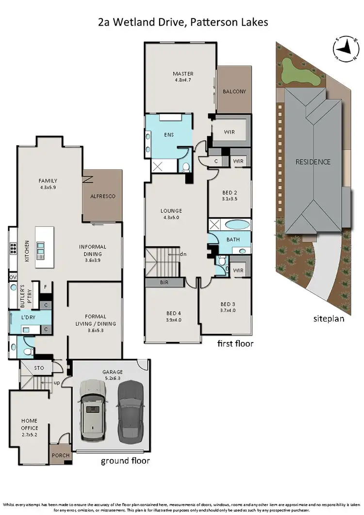 Floorplan of Homely house listing, 2A Wetland Drive, Patterson Lakes VIC 3197