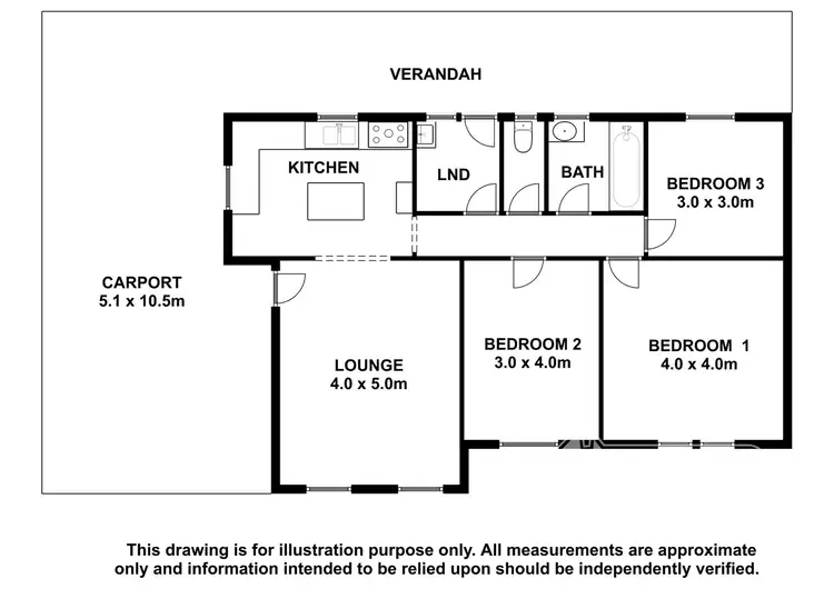 Floorplan of Homely house listing, 53 Albert Parade, Bordertown SA 5268