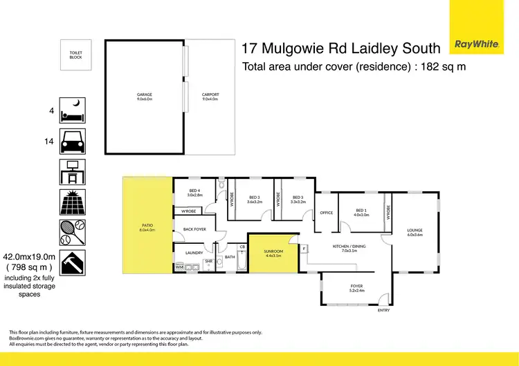 Floorplan of Homely house listing, 17 Mulgowie Road, Laidley South QLD 4341