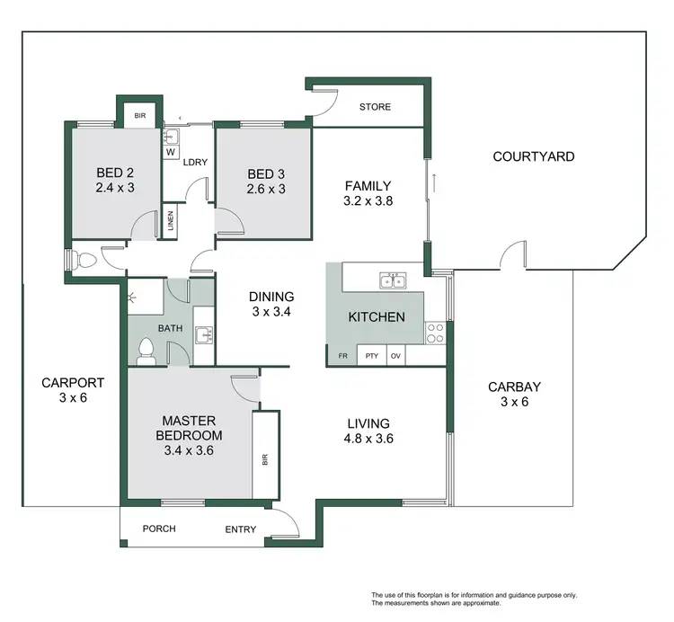 Floorplan of Homely villa listing, 1/59 Temple Street, Victoria Park WA 6100