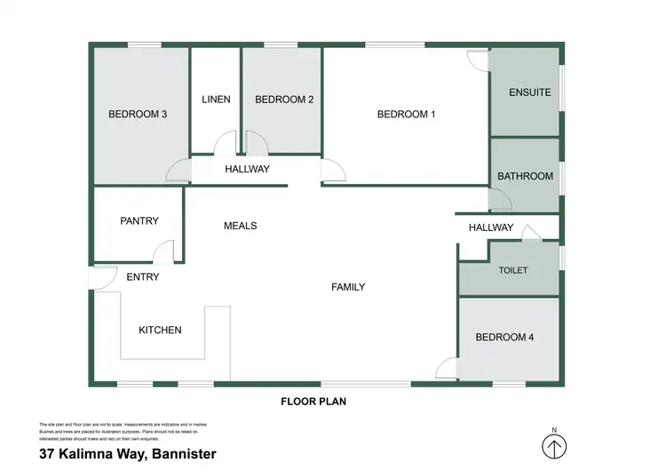 Floorplan of Homely house listing, 37 Kalimna Way, Bannister WA 6390