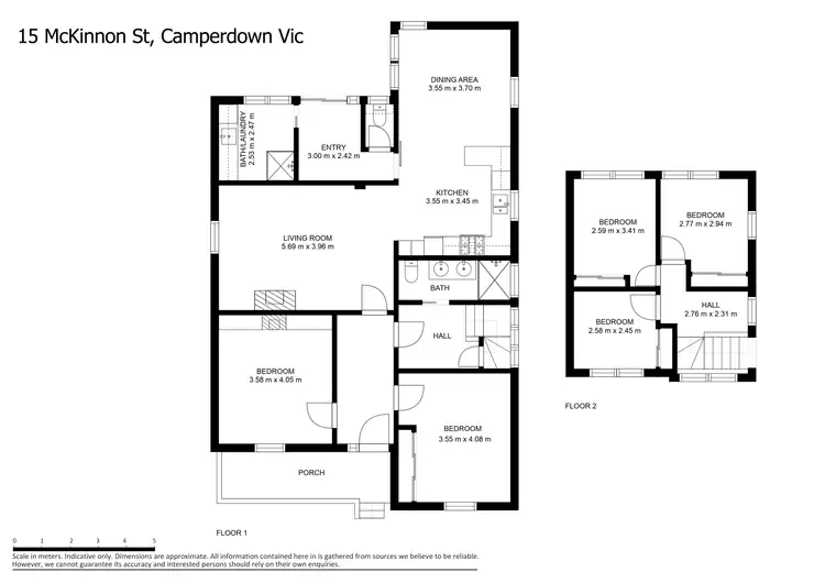 Floorplan of Homely house listing, 15 Mckinnon Street, Camperdown VIC 3260
