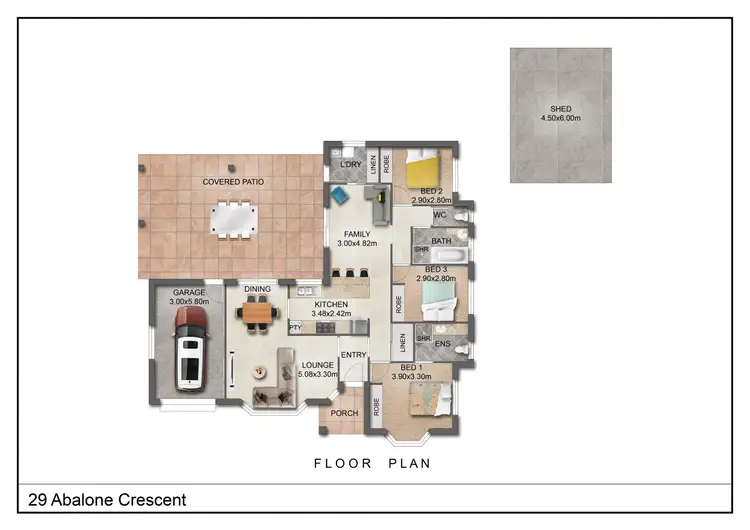 Floorplan of Homely house listing, 29 Abalone Crescent, Thornlands QLD 4164