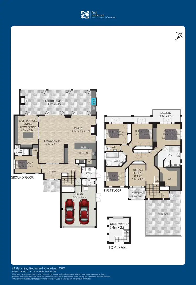 Floorplan of Homely house listing, 34 Raby Bay Boulevard, Raby Bay QLD 4163