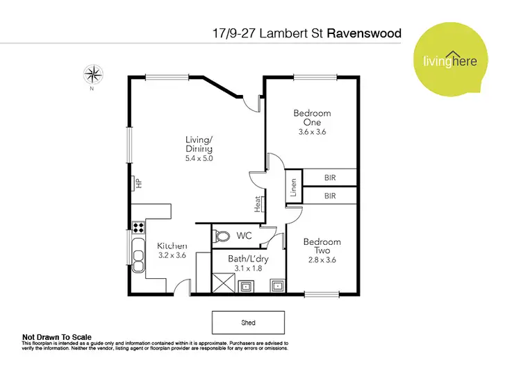 Floorplan of Homely unit listing, 17/9-27 Lambert Street, Ravenswood TAS 7250