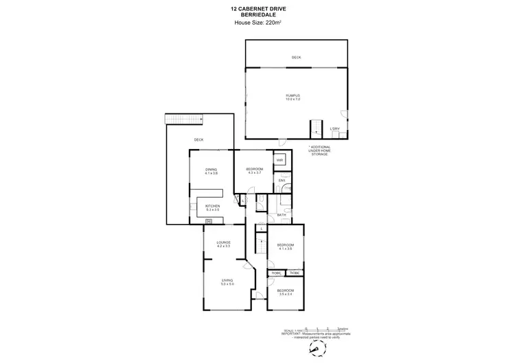 Floorplan of Homely house listing, 12 Cabernet Drive, Berriedale TAS 7011