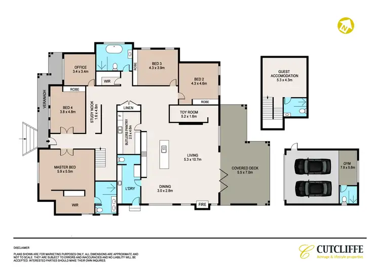 Floorplan of Homely rural property listing, 3 Moss Ridge, Sackville North NSW 2756