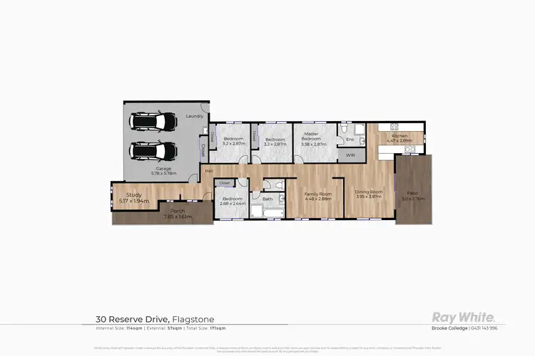 Floorplan of Homely house listing, 30 Reserve Drive, Flagstone QLD 4280