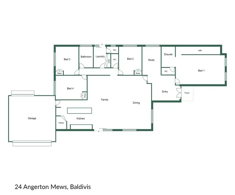 Floorplan of Homely house listing, 24 Angerton Mews, Baldivis WA 6171
