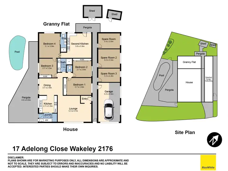 Floorplan of Homely house listing, 17 Adelong Close, Wakeley NSW 2176
