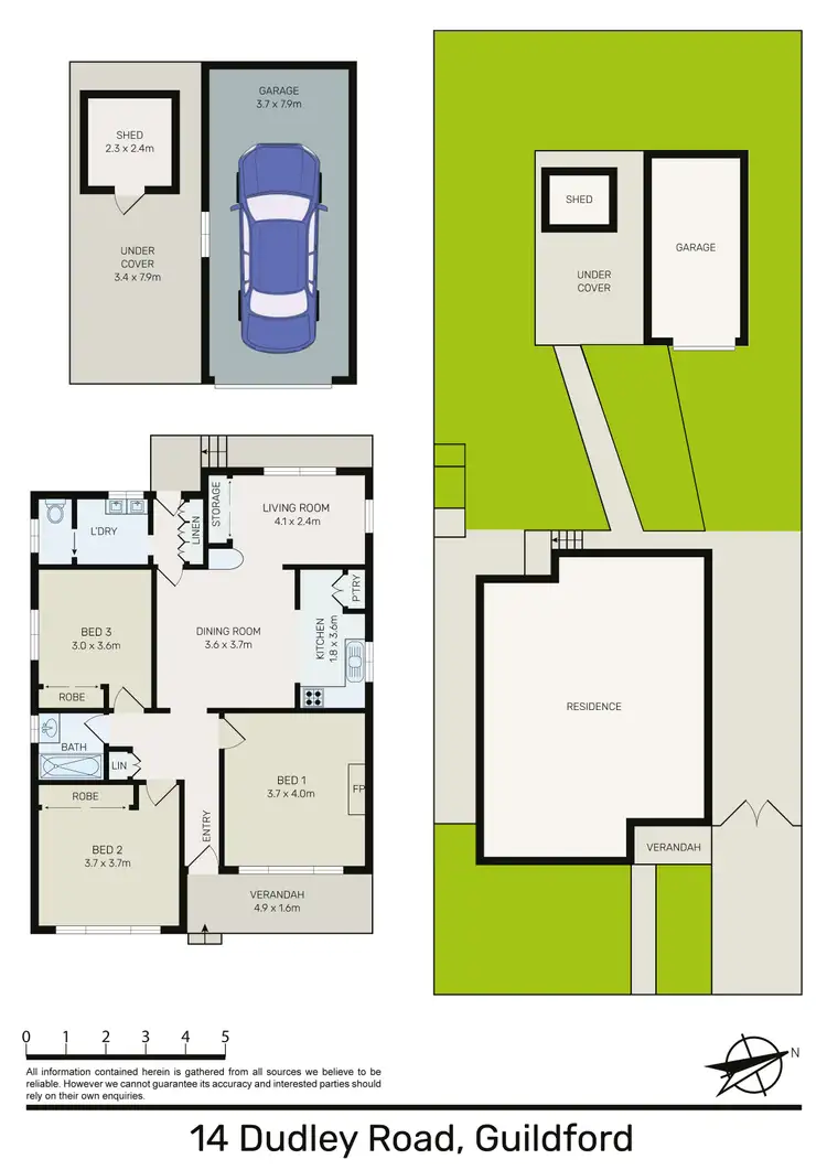 Floorplan of Homely house listing, 14 Dudley Road, Guildford NSW 2161