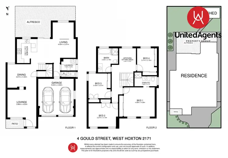 Floorplan of Homely house listing, 4 Gould Street, West Hoxton NSW 2171