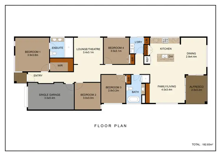 Floorplan of Homely house listing, 1/26 Sixth Avenue, Austral NSW 2179