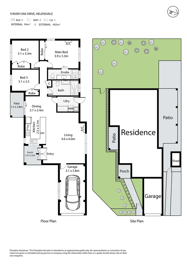 Floorplan of Homely house listing, 9 River Oak Drive, Helensvale QLD 4212