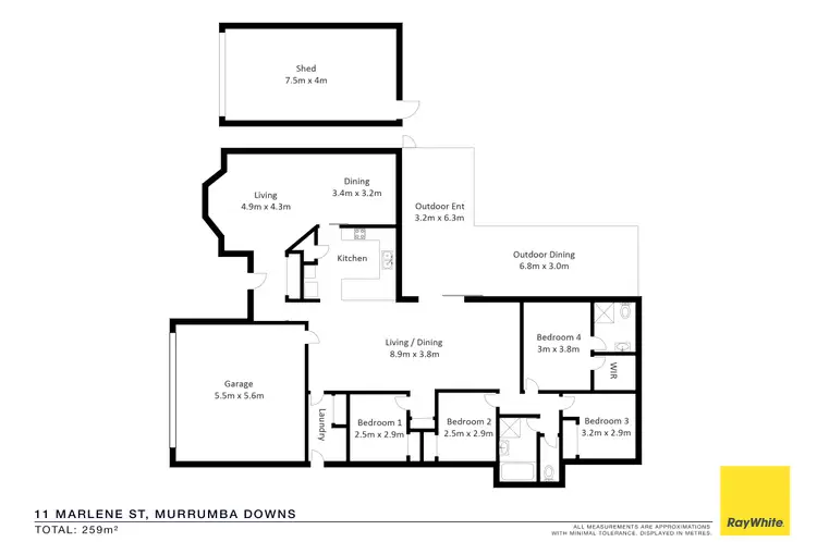 Floorplan of Homely house listing, 11 Marlene Street, Murrumba Downs QLD 4503