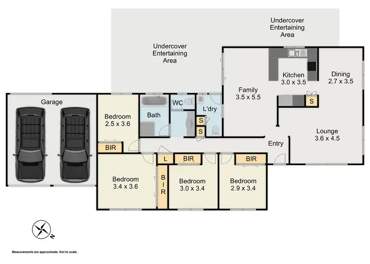 Floorplan of Homely house listing, 3 Caladenia Street, Rooty Hill NSW 2766
