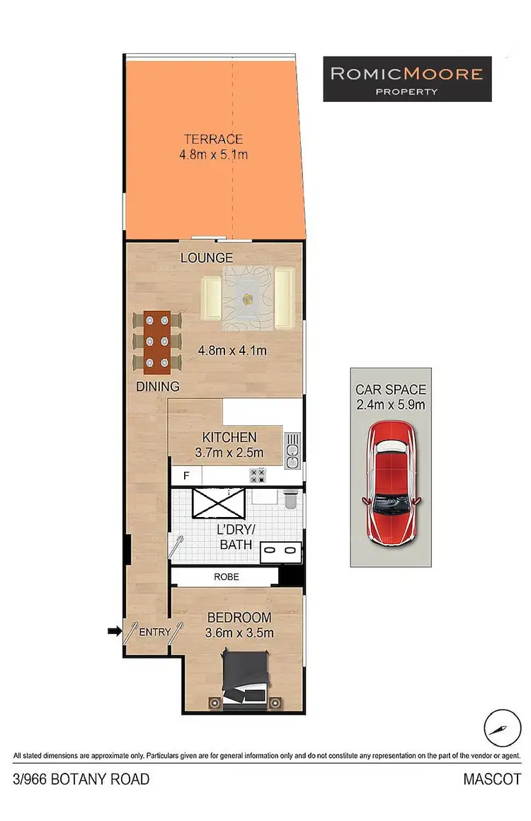 Floorplan of Homely apartment listing, 3/966-970 Botany Road, Mascot NSW 2020