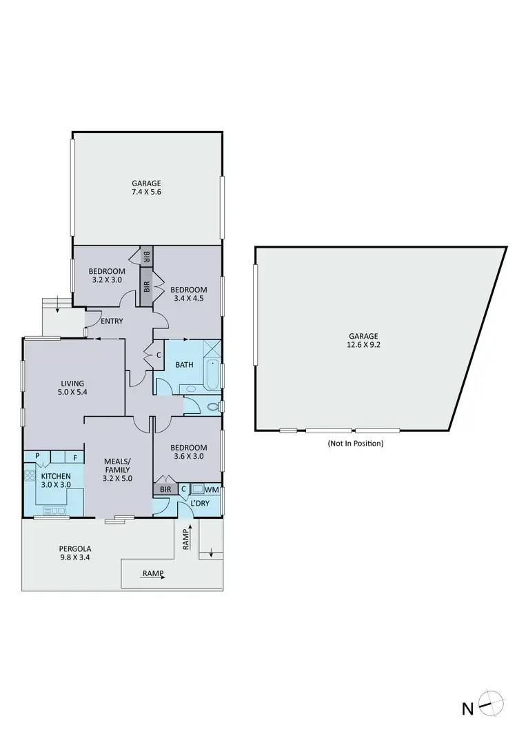 Floorplan of Homely house listing, 14 Twin Court, Ferntree Gully VIC 3156