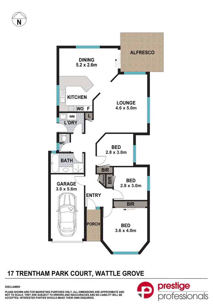 Floorplan of Homely house listing, 17 Trentham Park Court, Wattle Grove NSW 2173