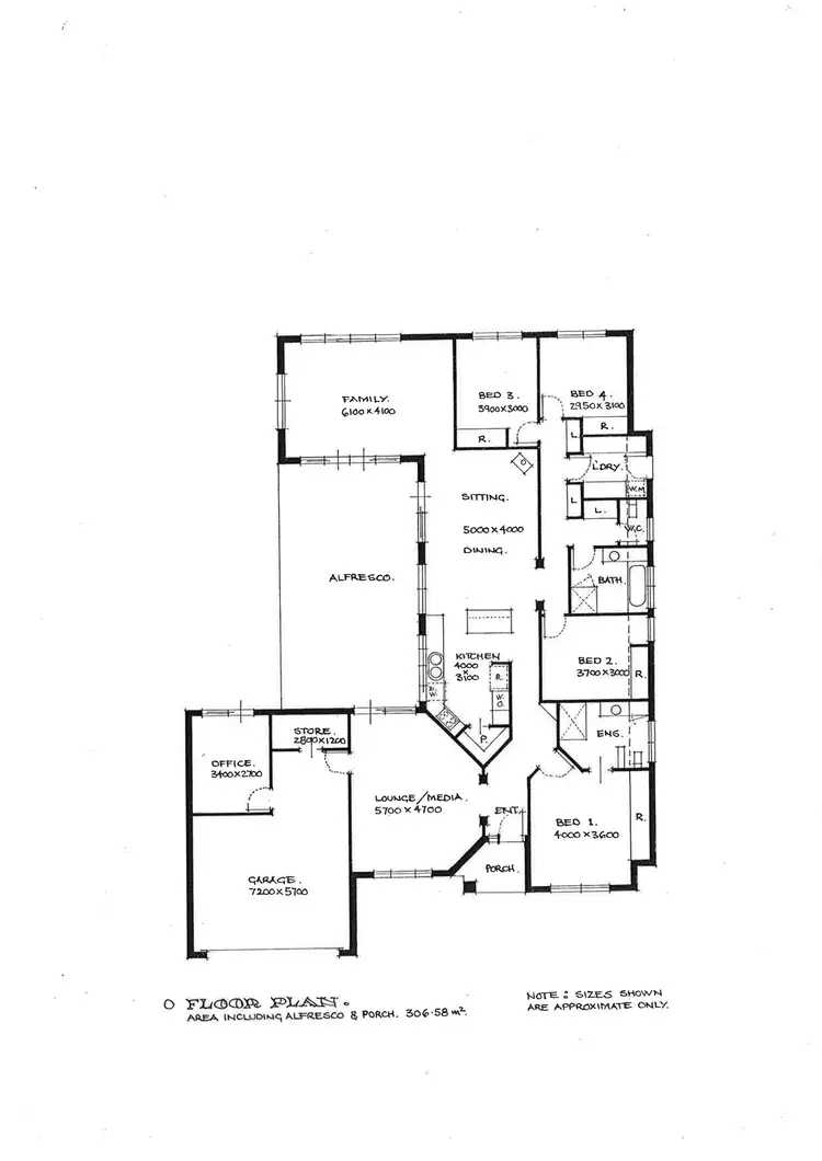 Floorplan of Homely house listing, 6 Brittany Drive, Oxenford QLD 4210