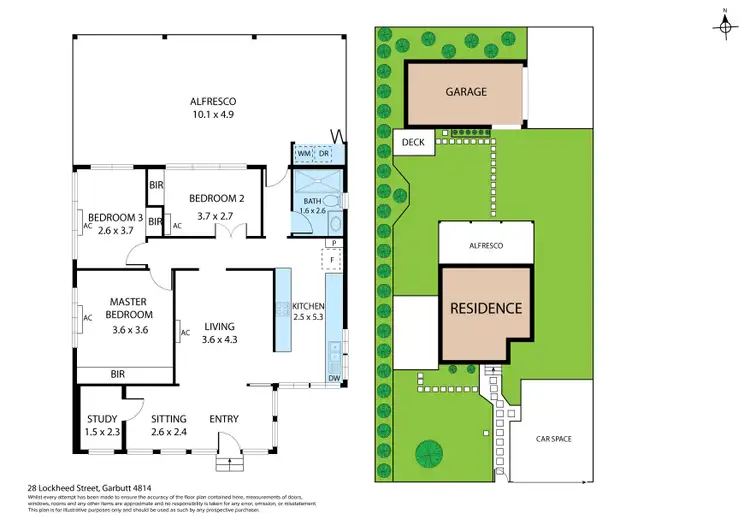 Floorplan of Homely house listing, 28 Lockheed Street, Garbutt QLD 4814