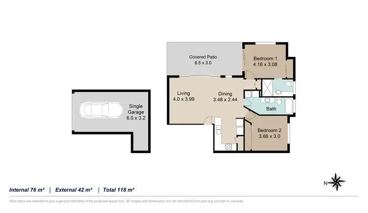 Floorplan of Homely apartment listing, 2/59 Sizer Street, Everton Park QLD 4053