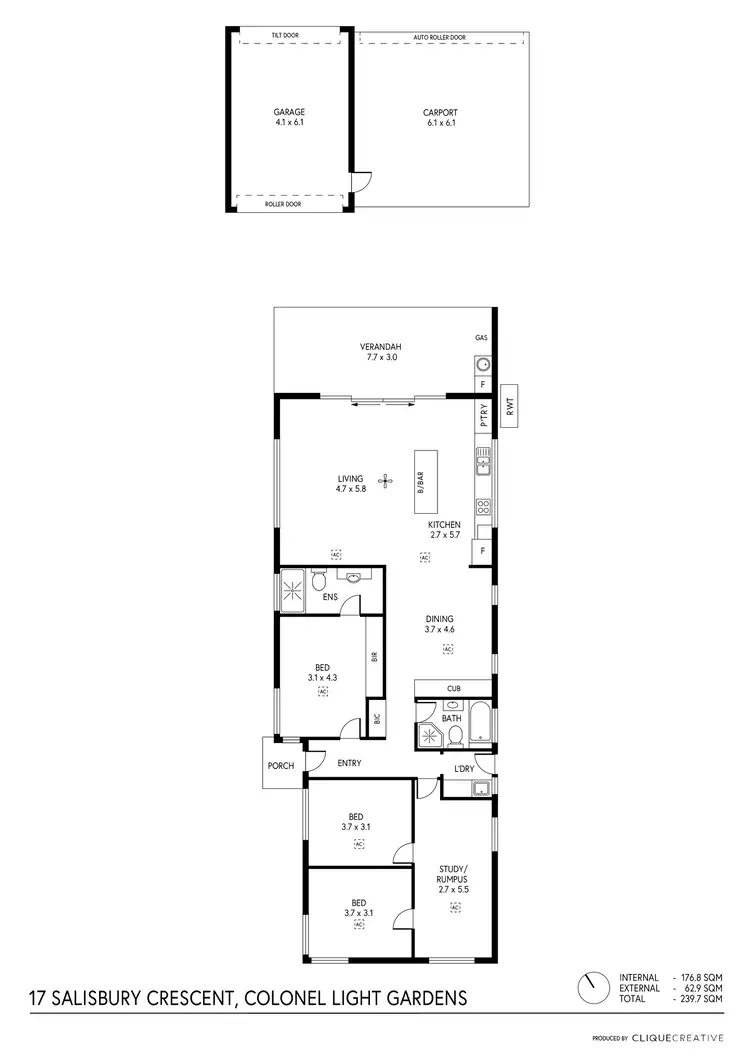 Floorplan of Homely house listing, 17 Salisbury Crescent, Colonel Light Gardens SA 5041
