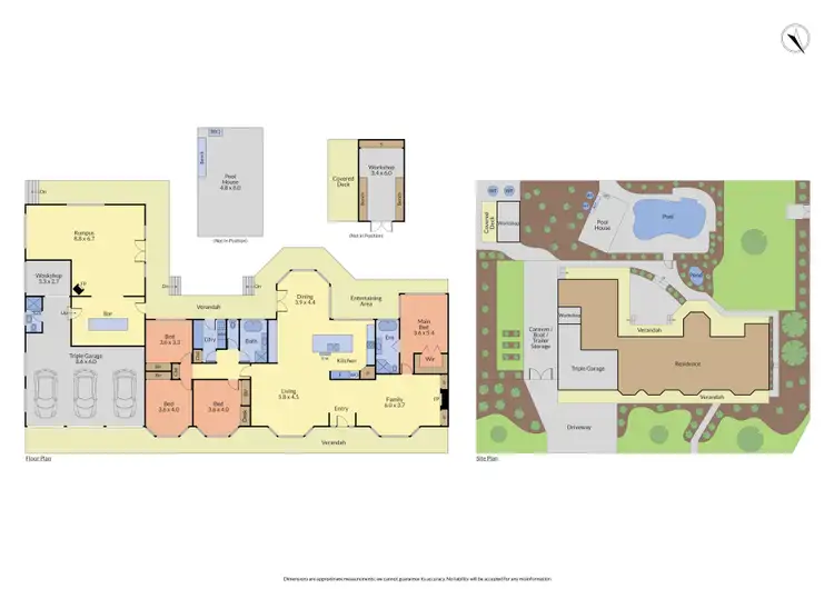 Floorplan of Homely house listing, 34 Palm Court, Lysterfield VIC 3156