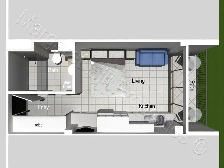 Floorplan of Homely unit listing, 602/75 The Strand - Aquarius on the Beach, North Ward QLD 4810