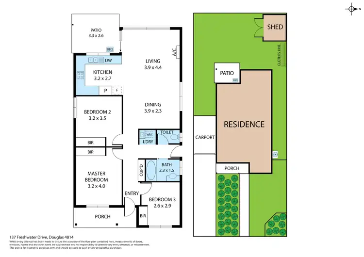 Floorplan of Homely house listing, 137 Freshwater Drive, Douglas QLD 4814