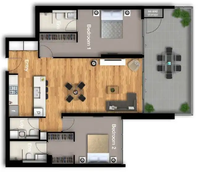 Floorplan of Homely apartment listing, 706/37 Archer Street, Toowong QLD 4066