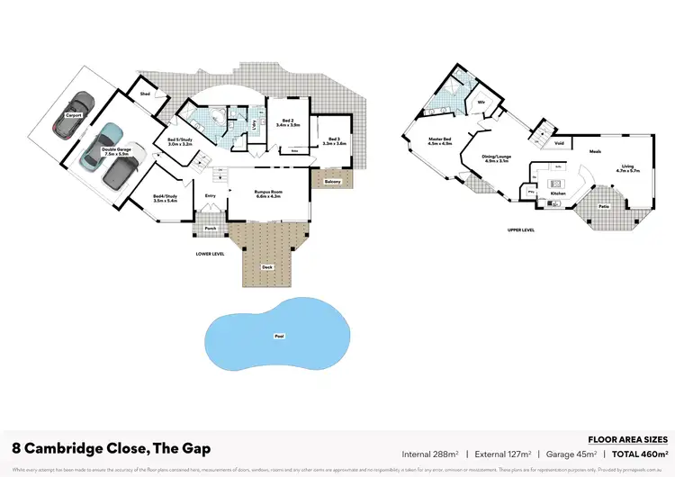 Floorplan of Homely house listing, 8 Cambridge Close, The Gap QLD 4061